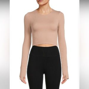 Spiritual Gangster Serene Ribbed Twist Back Crop Top